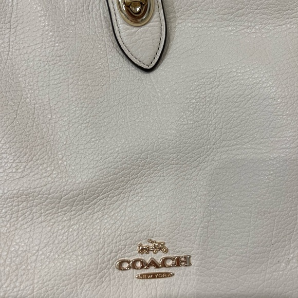 Brand new, never used coach handbag, off-white. - Picture 5 of 8
